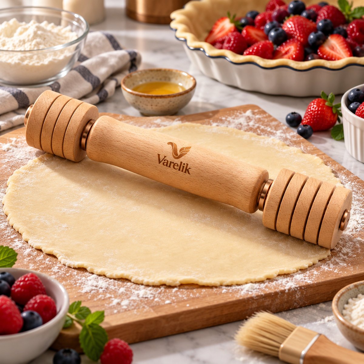 Varelik™ DepthRoll Dual-End Dough Roller