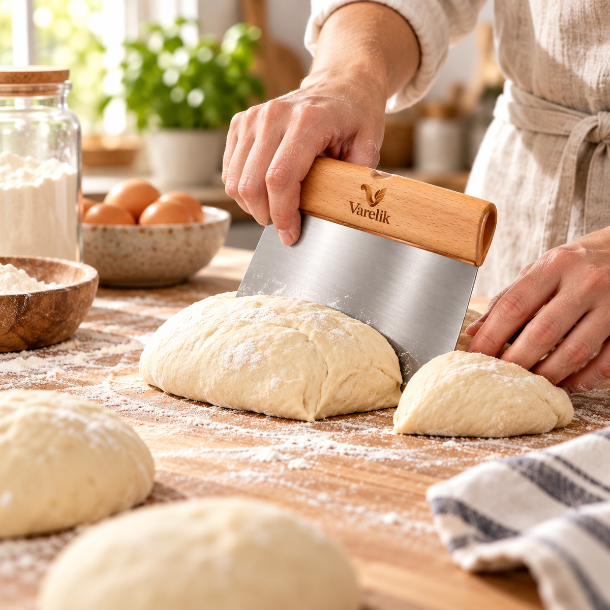 Varelik™ ArcPortion Dough Scraper