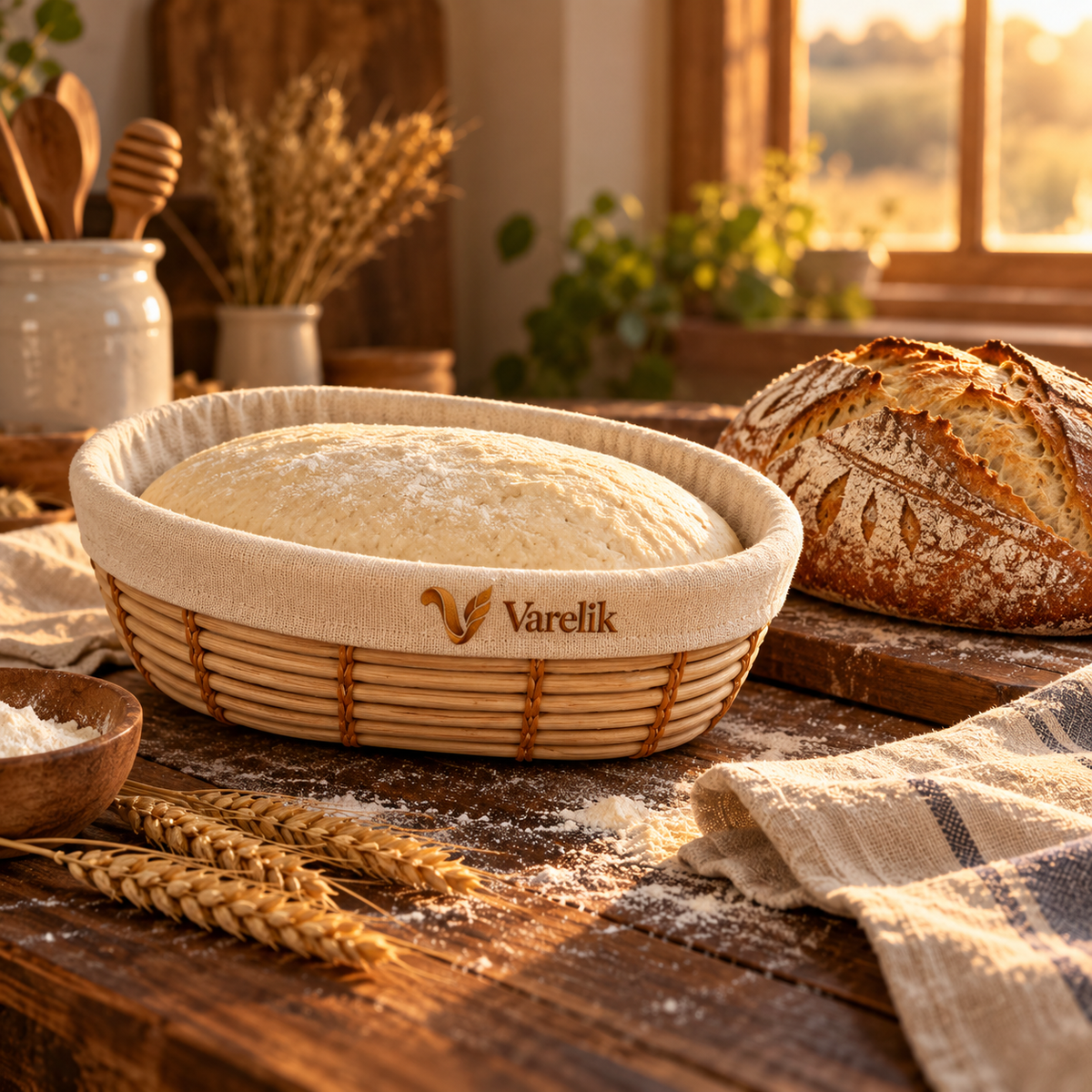 Varelik™ LeafRib Bread Proofing Basket
